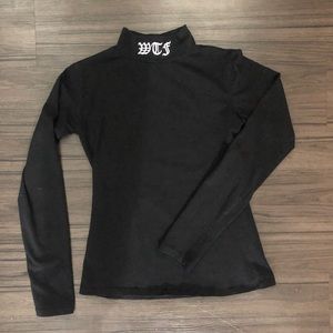 Dollskill Current Mood WTF Mock Neck Long Sleeve